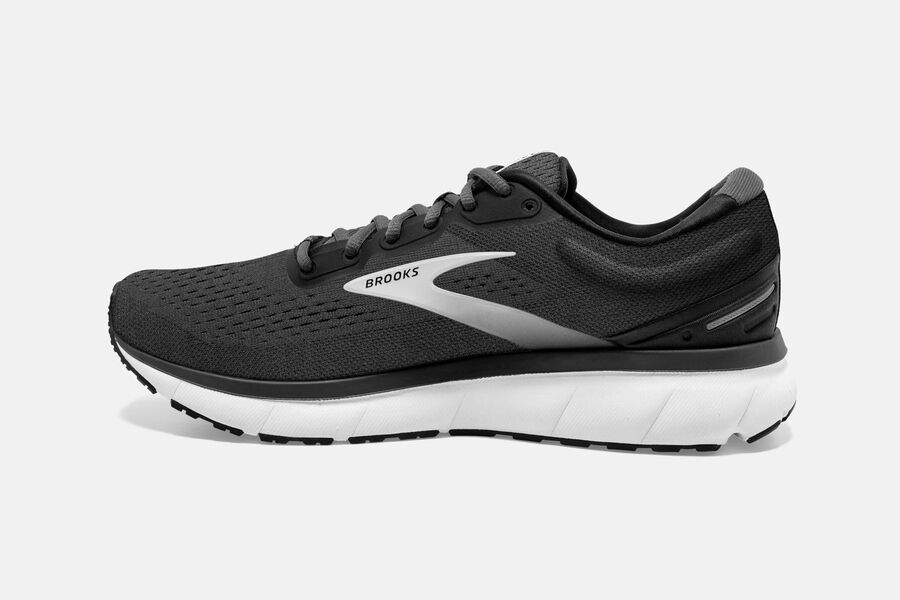 Brooks Trace Road Running Shoes - Mens - Black/Grey - OR8576142